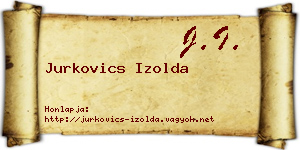Jurkovics Izolda névjegykártya